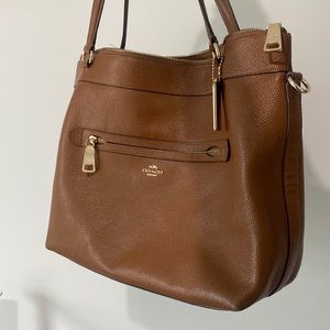 Coach purse brown leather
